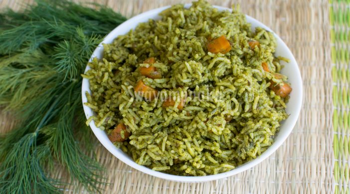 Dill leaves pulao
